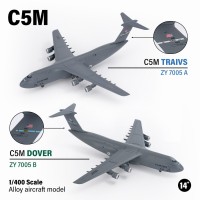 ZYTOYS ZY7005 1/400���� ����C-5 Galaxy���� �Ͻ������ģ�� 2��