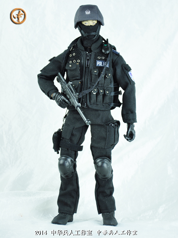 中华兵人工作室 – 1\/6 中国公安特警作战服套