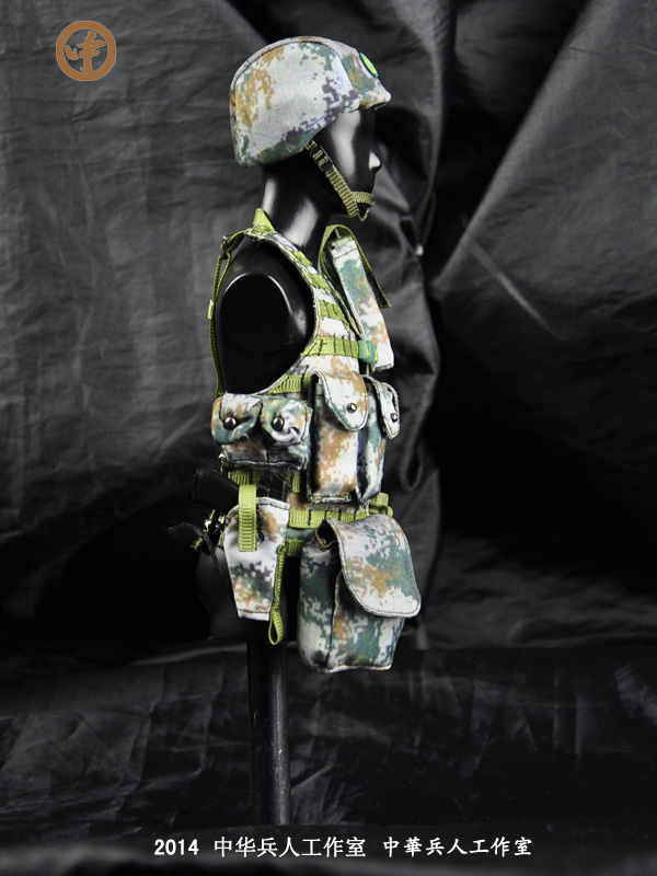 中华兵人工作室-1\/6 中国数码迷彩作战服套装-