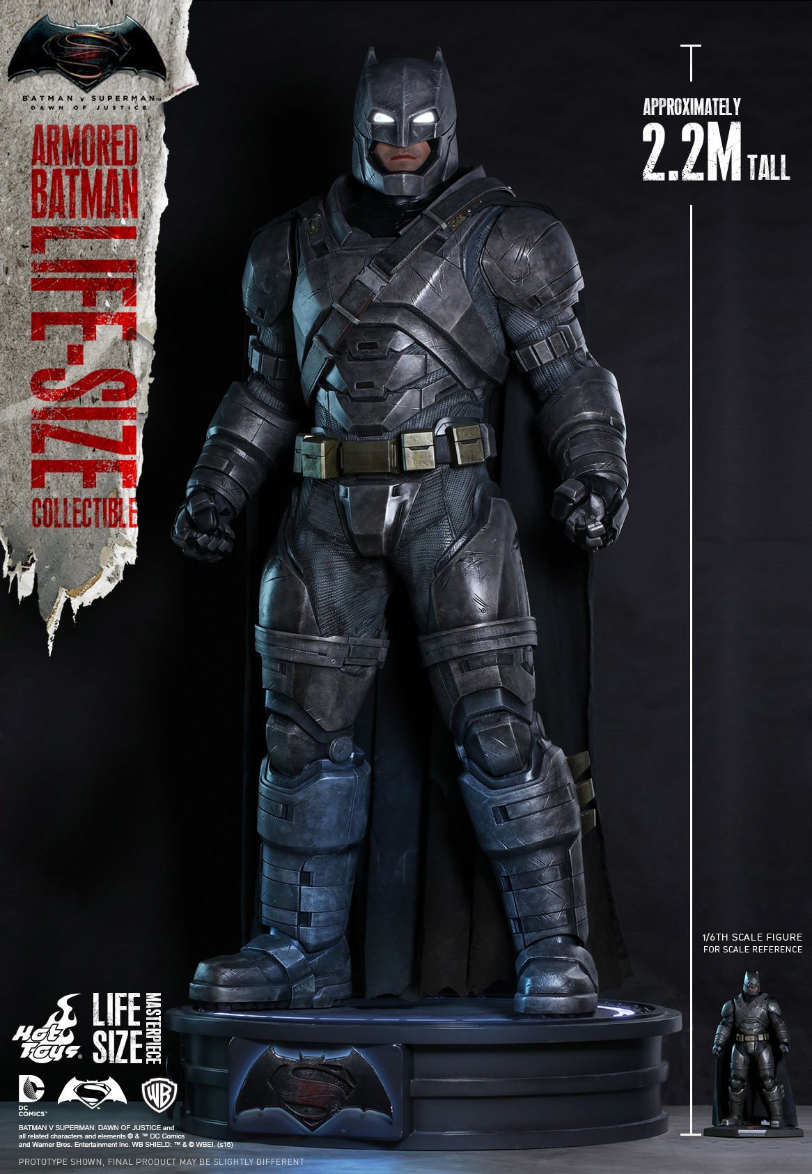 Hot Toys 蝙蝠侠大战超人 正义黎明 真人比例 蝙蝠侠重甲版 雕像 LMS001 玩家社区 专业的兵人模型论坛