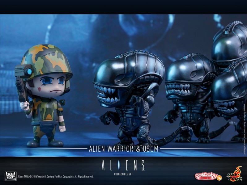 Hot Toys - Aliens - Alien Warrior &amp; USCM Cosbaby (S) Set_PR2.jpg