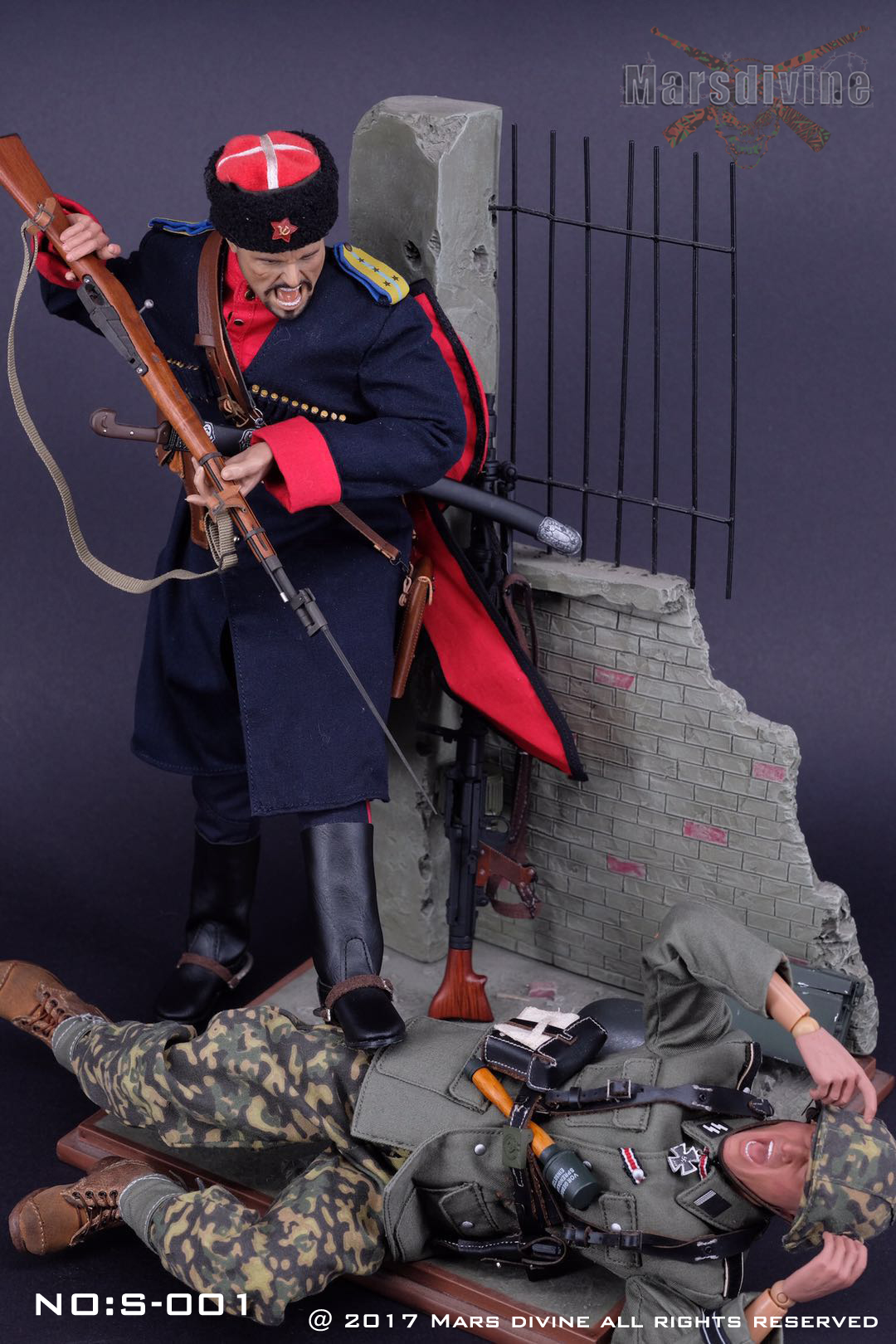 1/6 WWII Soviet Cossack Cavalry Clothing Set No:S003 No figure body Marsdivine 