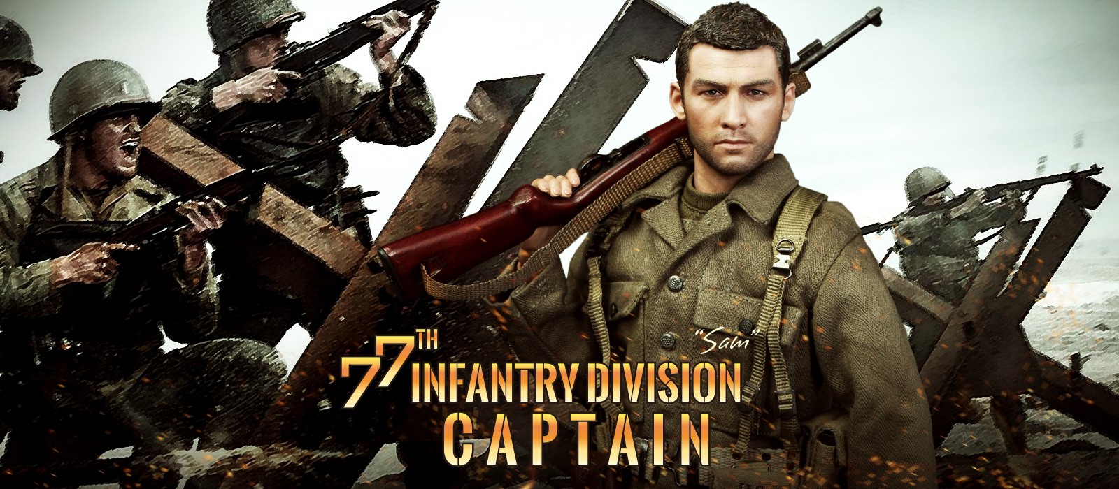 DID 二战美军第77步兵师上尉