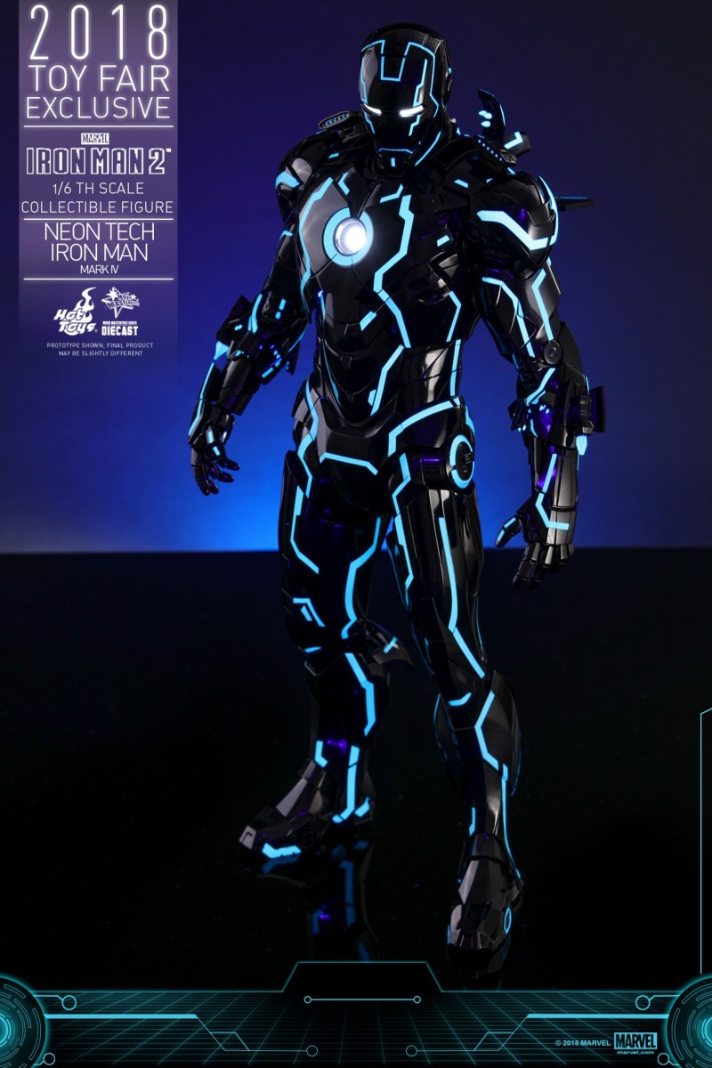 Hot Toys - Iron Man 2 - Neon Tech Iron Man Mark IV collectible figure_PR5.jpg