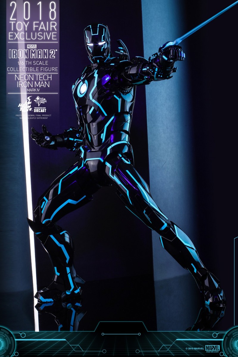 Hot Toys - Iron Man 2 - Neon Tech Iron Man Mark IV collectible figure_PR7.jpg