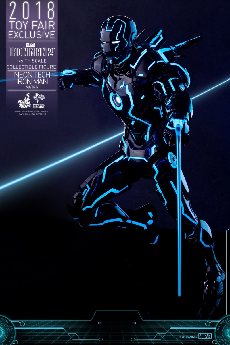 Hot Toys - Iron Man 2 - Neon Tech Iron Man Mark IV collectible figure_PR12.jpg