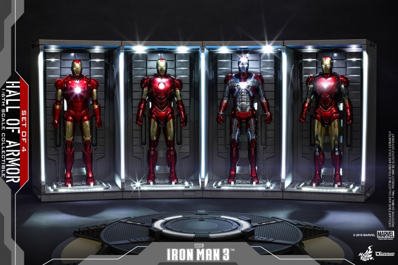 Hot Toys - Iron Man 3 - Hall of Armor (Set of 4)_PR1.jpg