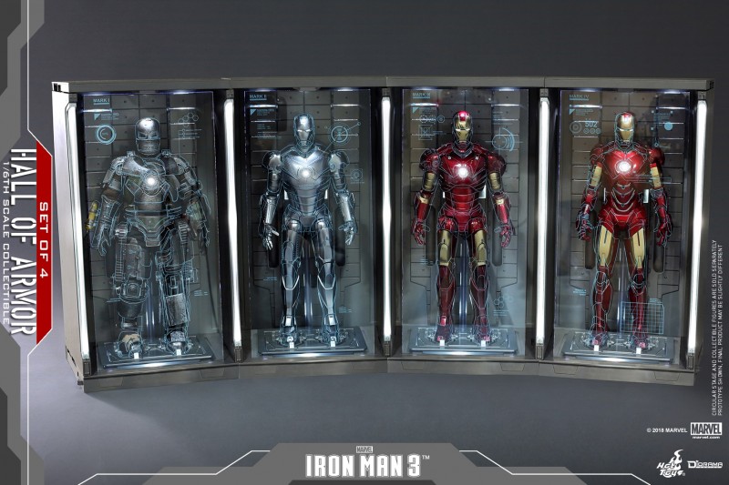 Hot Toys - Iron Man 3 - Hall of Armor (Set of 4)_PR2.jpg