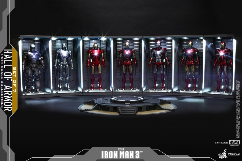 Hot Toys - Iron Man 3 - Hall of Armor (Set of 7)_PR1.jpg