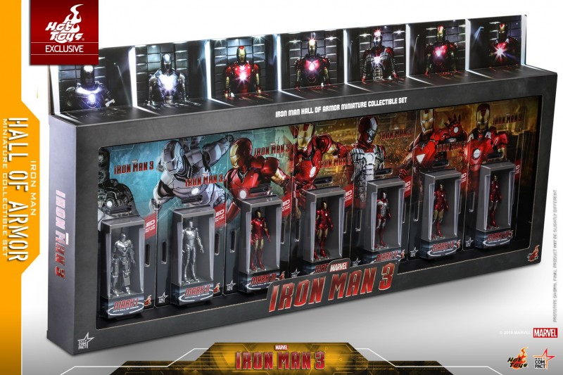 Hot Toys - Iron Man 3 - Iron Man Hall of Armor Miniature Collectible Set - PR2.jpg