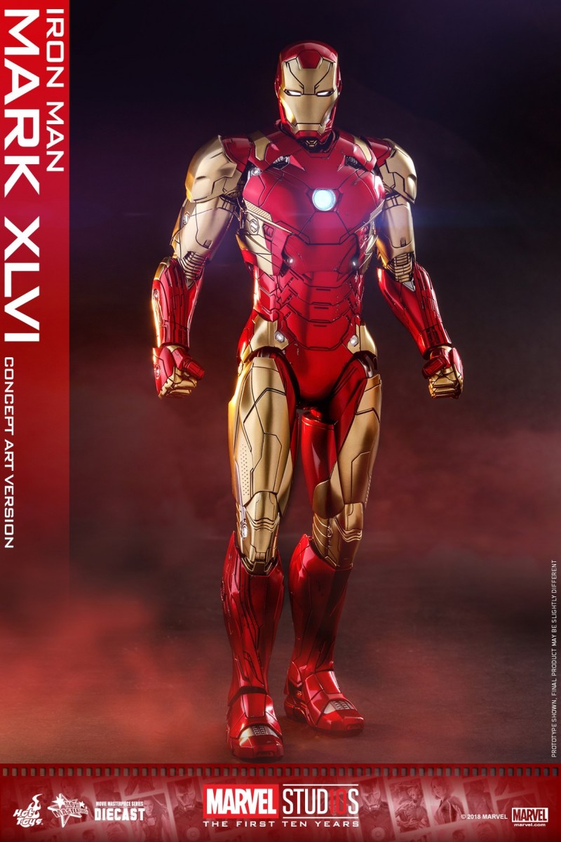 Hot Toys - MARVEL 10 - Iron Man Mark XLVI (Diecast) collectible figure_PR2.jpg