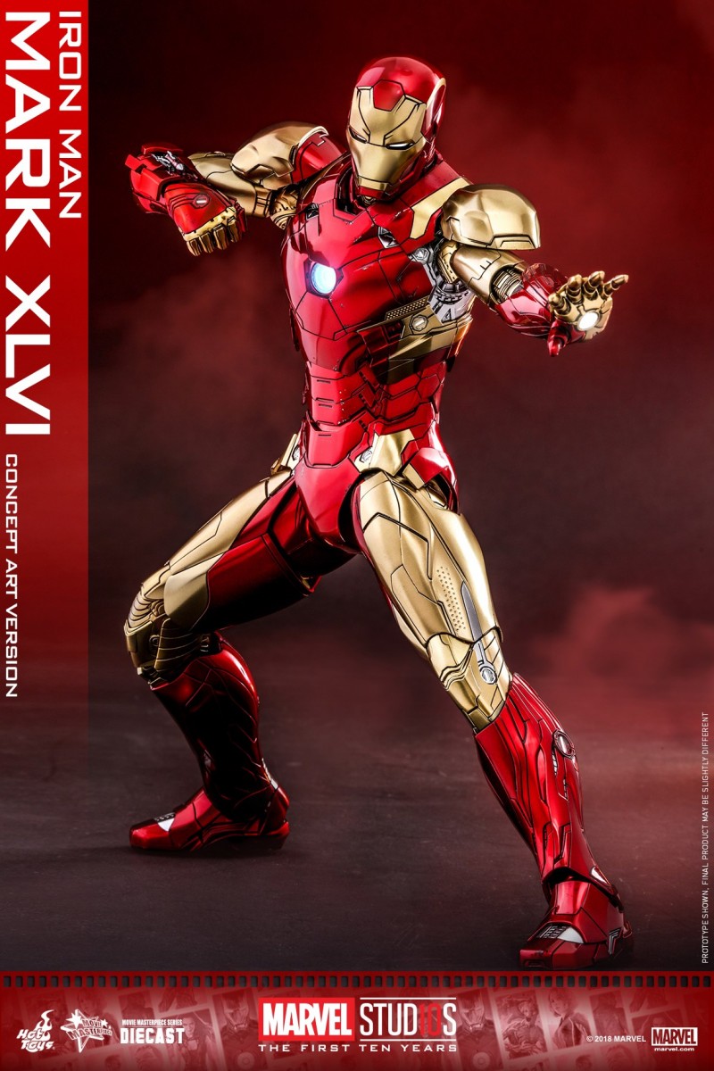 Hot Toys - MARVEL 10 - Iron Man Mark XLVI (Diecast) collectible figure_PR5.jpg