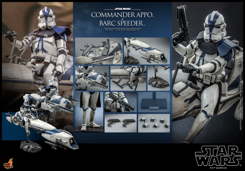 Hot Toys - SWCW - Commander Appo &amp; BARC Speeder_PR13.jpg