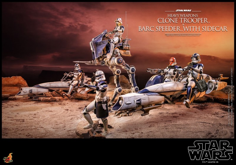 Hot Toys - SWCW - Heavy Weapons Clone Trooper &amp; BARC Speeder with Sidecar_PR7.jpg
