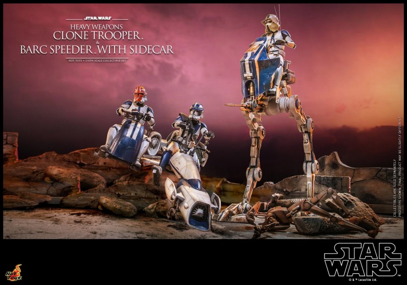 Hot Toys - SWCW - Heavy Weapons Clone Trooper &amp; BARC Speeder with Sidecar_PR8.jpg