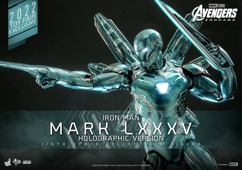 Hot Toys - A4 - Iron Man Mark LXXXV (Holographic Version) collectible figure_Poster.jpg