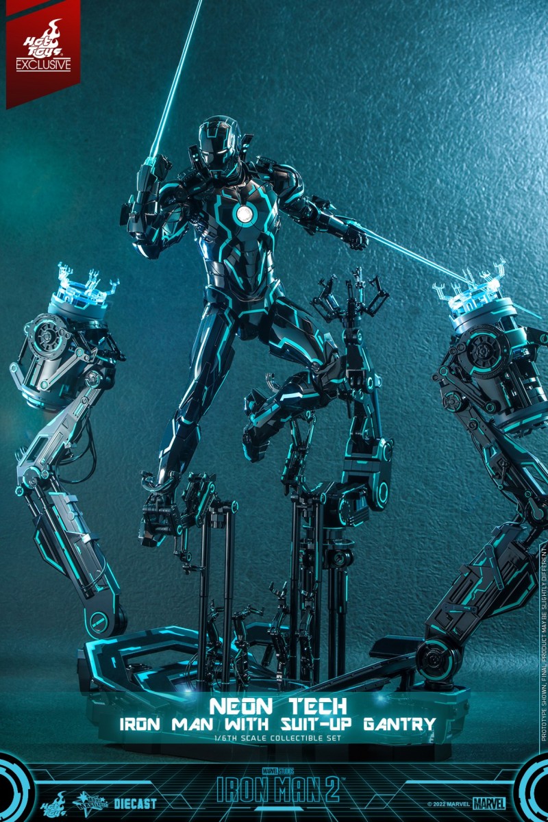 Hot Toys - IM2 - Neon Tech Iron Man with Suit Up Gantry_PR1.jpg