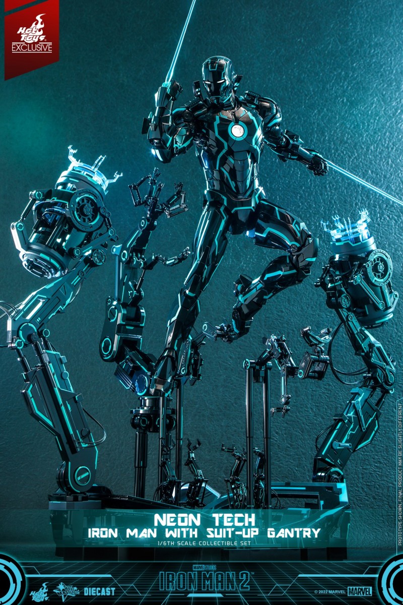 Hot Toys - IM2 - Neon Tech Iron Man with Suit Up Gantry_PR2.jpg