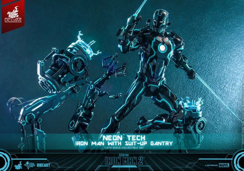 Hot Toys - IM2 - Neon Tech Iron Man with Suit Up Gantry_PR7.jpg