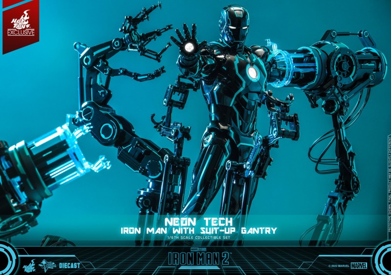 Hot Toys - IM2 - Neon Tech Iron Man with Suit Up Gantry_PR8.jpg