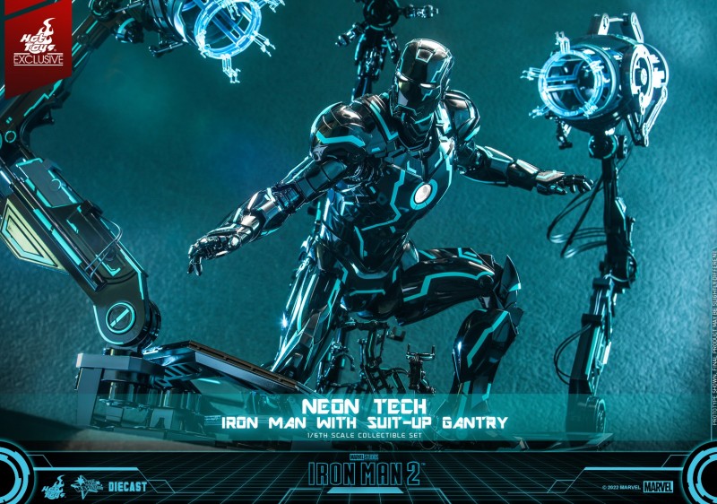Hot Toys - IM2 - Neon Tech Iron Man with Suit Up Gantry_PR10.jpg