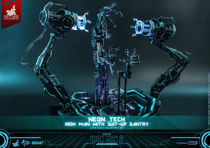 Hot Toys - IM2 - Neon Tech Iron Man with Suit Up Gantry_PR16.jpg