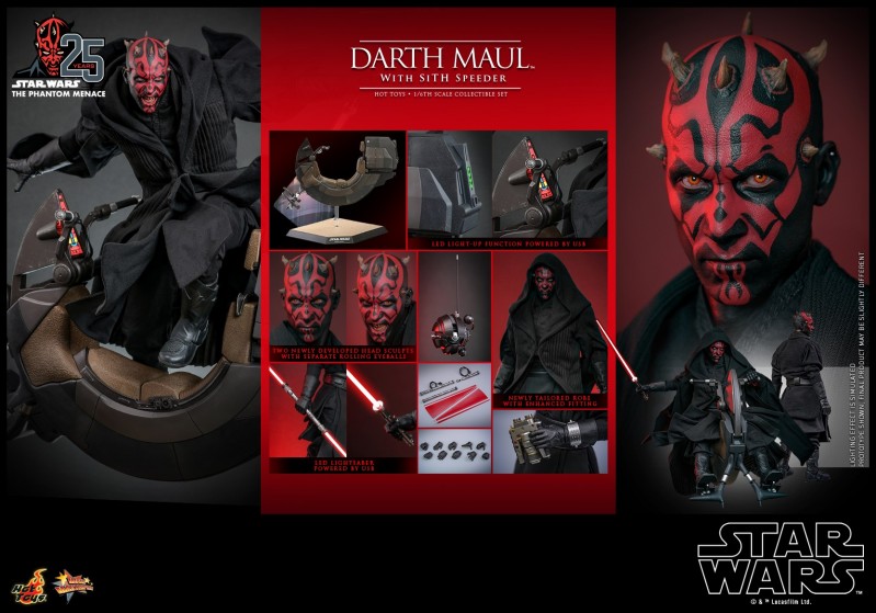 Hot Toys - SWEP1 - Darth Maul with Sith Speeder Collectible Set_PR20.jpg Hot Toys - SWEP1 - Darth Maul with Sith Speeder Collectible Set_PR20.jpg