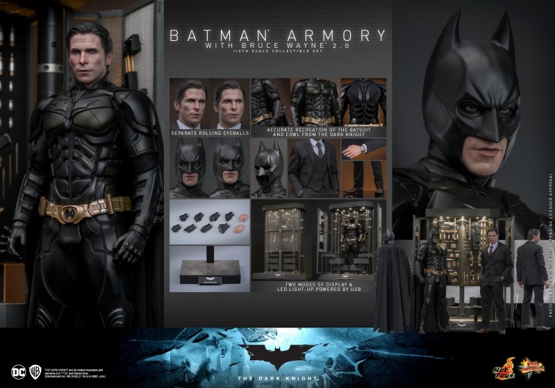 Hot Toys - TDK - Batman Armory with Bruce Wayne (2.0) collectible set_PR23.jpg Hot Toys - TDK - Batman Armory with Bruce Wayne (2.0) collectible set_PR23.jpg