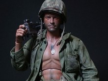 USMC Machine Gunner - Pacific Ocean