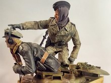 "Over there!...." (German Tiger tank crew)