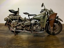 ZYTOYS - WWII Harley Davidson 1/6 scale weathering with pigments